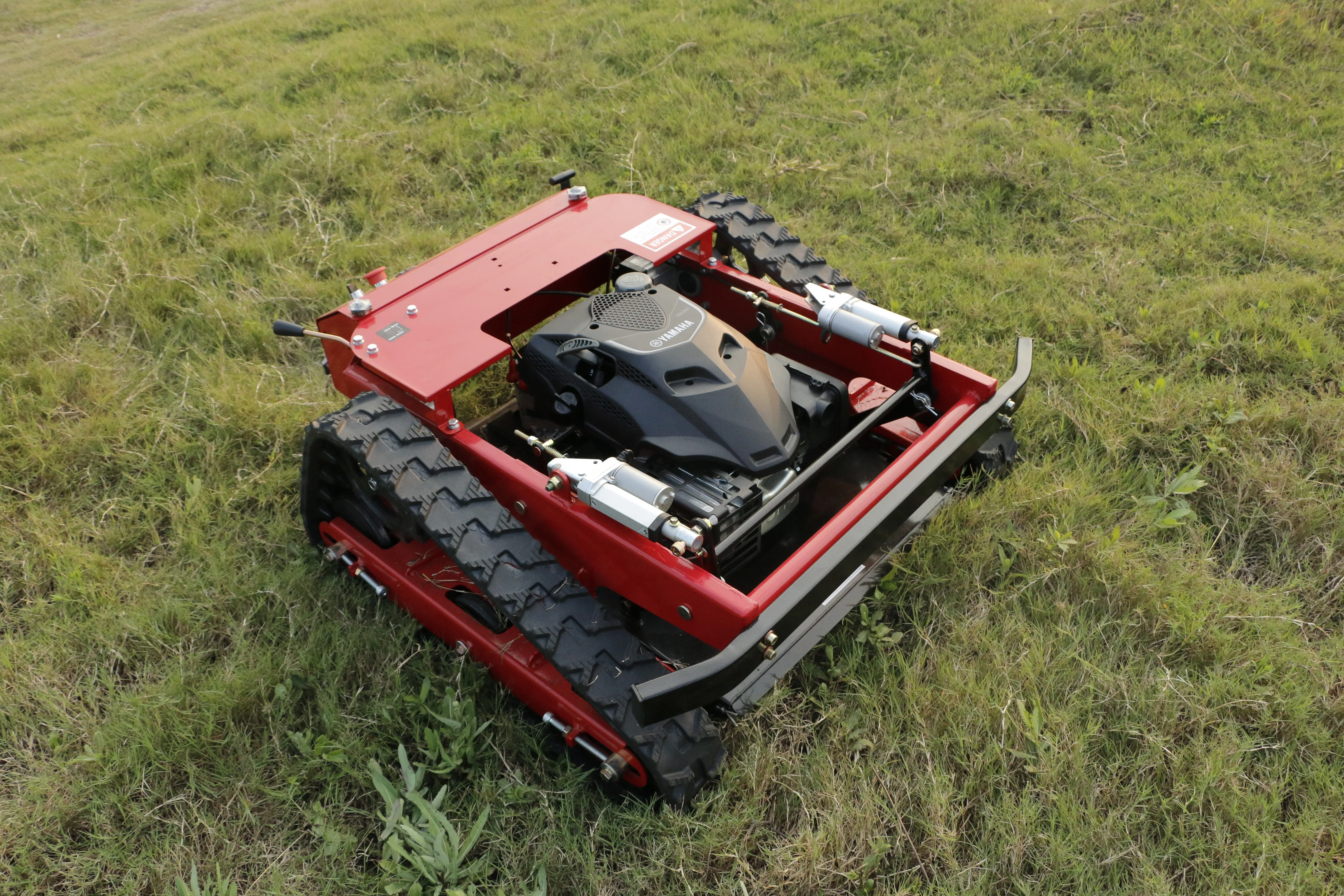 Китайская популярная Автоматическая электрическая Электрическая аккумуляторная бензиновая машина для резки травы с дистанционным управлением газонокосилка продажи