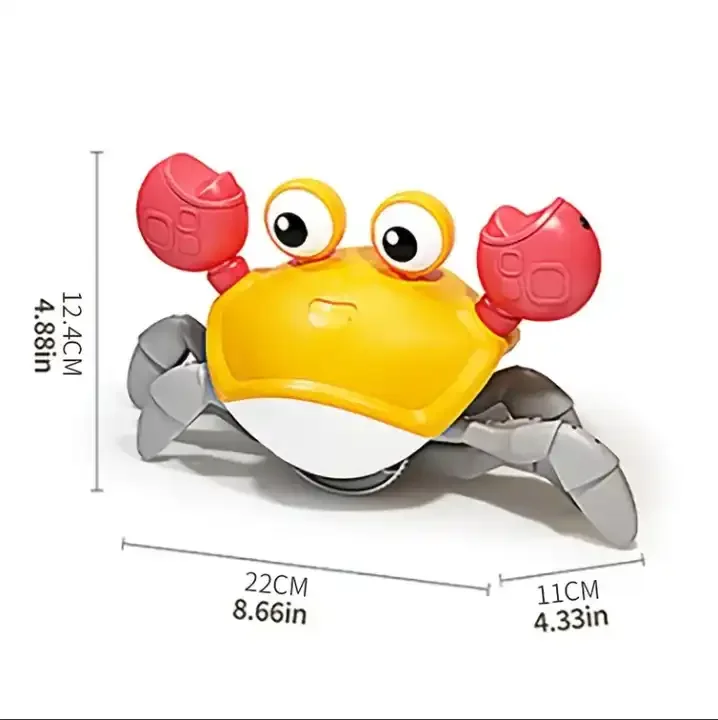 Pt Trending Products Sensory Toys Crab For Kids Crawling Crab Baby Toy ...