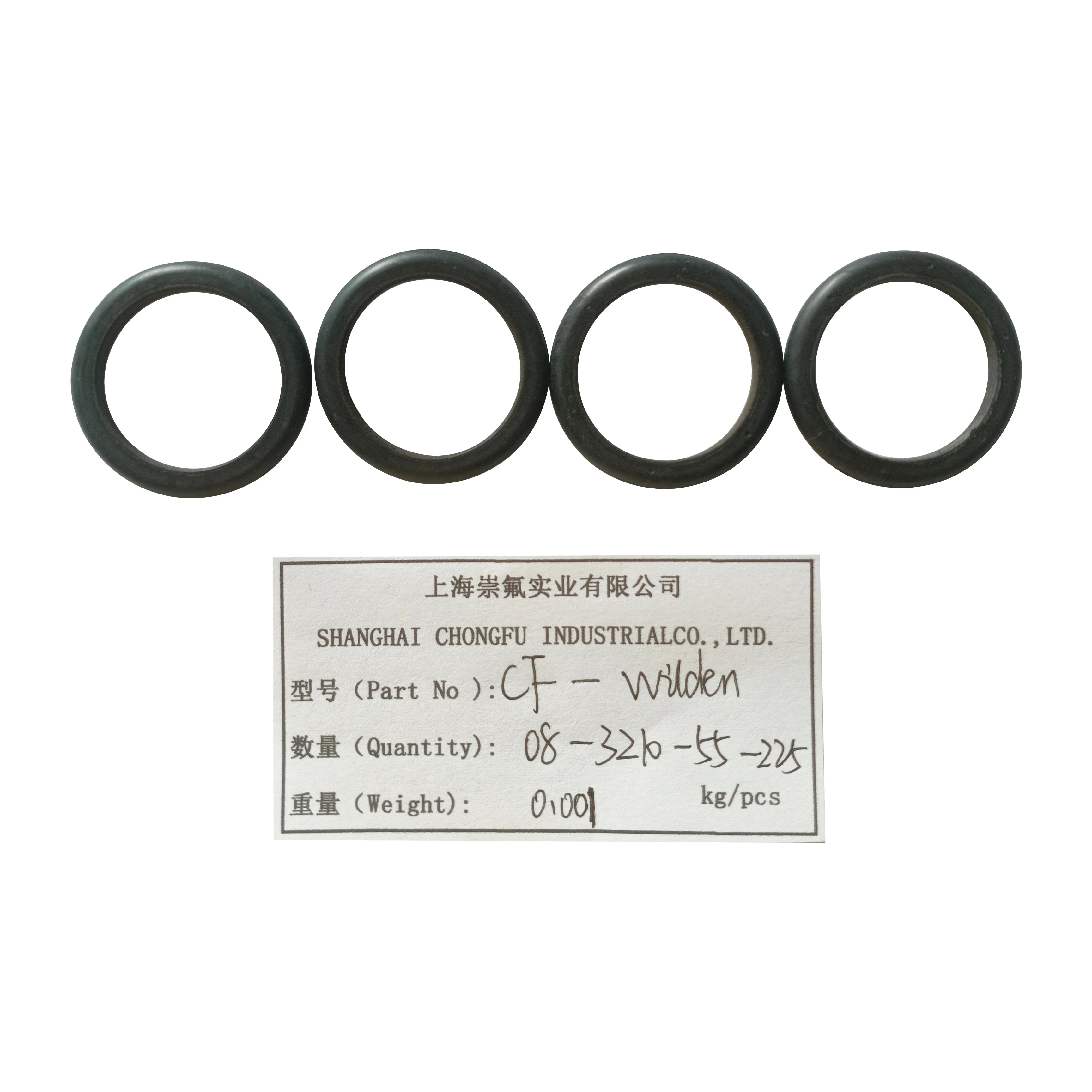 Glyd Ring 08-3210-55-225 black rubber air pump parts compatible with wilden pneumatic diaphragm pumps factory