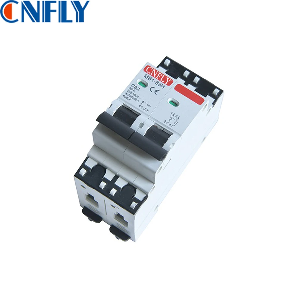 High protection Degree EKF Type 2Pole 32amp Circuit Breaker MCB