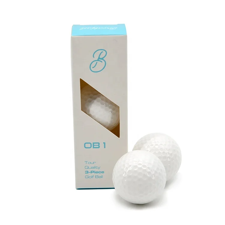 Custom 3 Golf Ball Sleeve Shipping Gift Set Box Recycled Paper Packaging 12 Golf Ball Box For