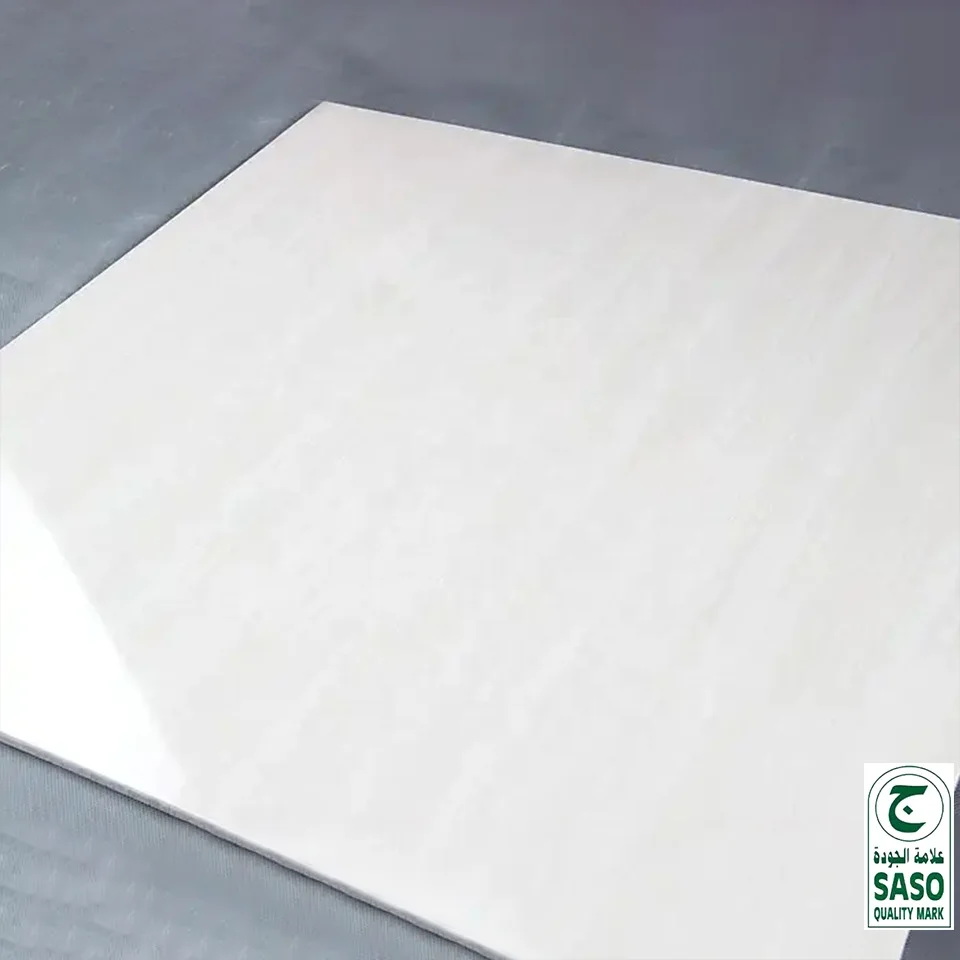 Fair Line High Gloss Light Grey White Polished 600x600 Porcelain Floor Wall Tiles