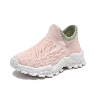 Slip on Kids Walking Shoes Comfort Lightweight Breathable Sock Shoe Non-Slip Mesh Casual Children Shoes Tennis Running Sneakers