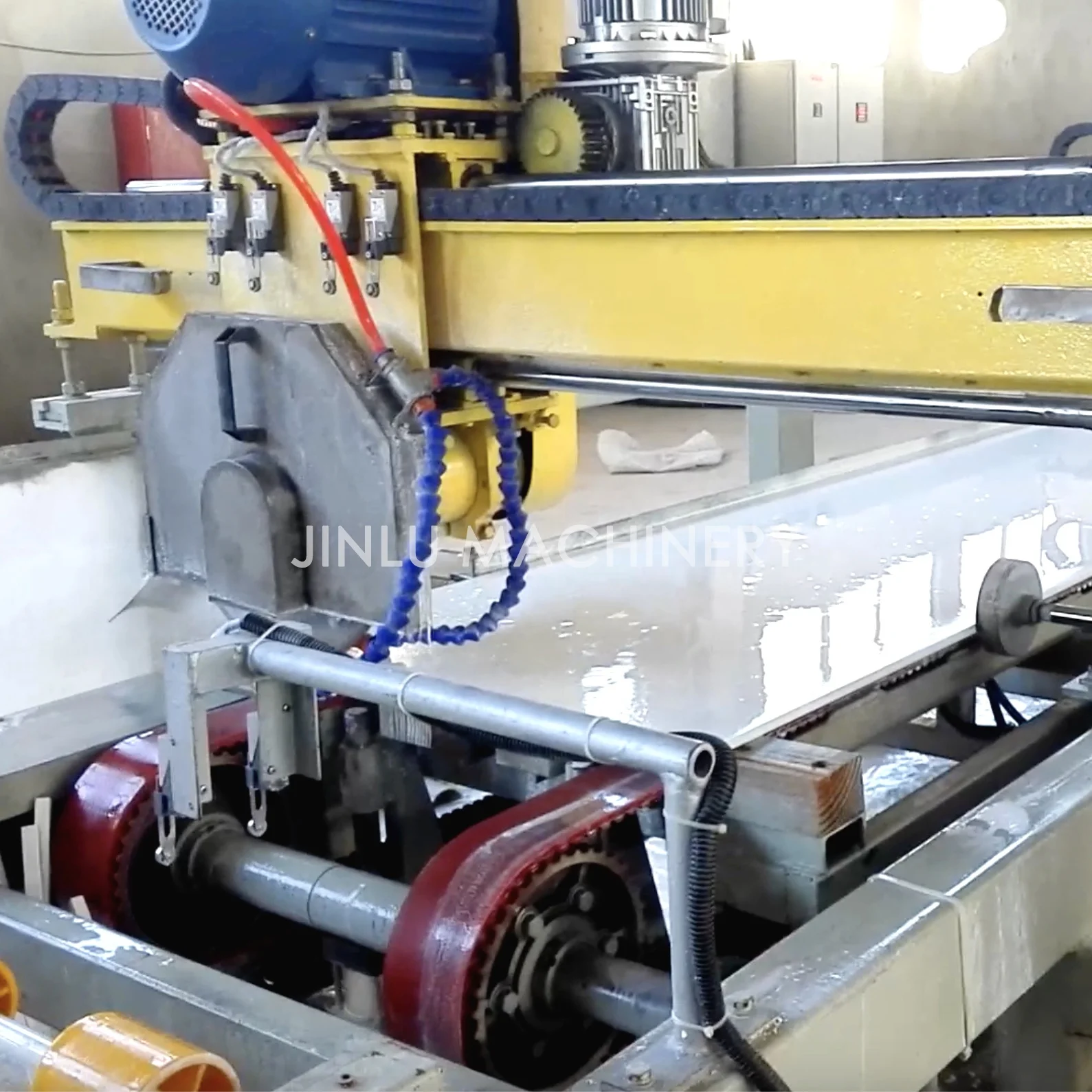 JINLU Automatic Acrylic Solid Surface Production Line, PMMA, MMA&UP and up Based Stone Machine, Corian Sheet Making Machine