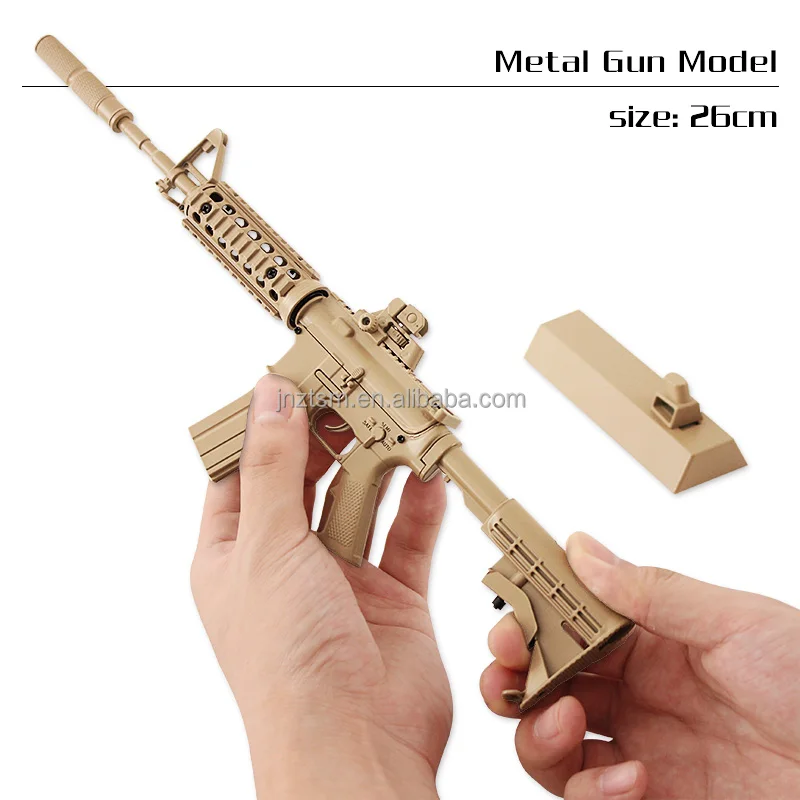 Guns Model Toy Ar15 Navy Color Rifle Miniature Alloy 13 Mini Assemble