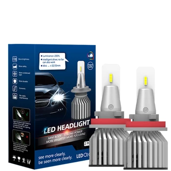 led headlight bulb h11 H8 6000LM LED XENON White fan cooling motorcycle led light 12v h11 led fog lights