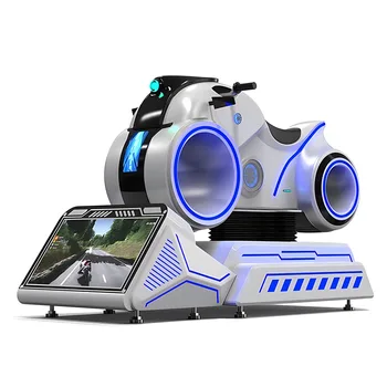 Super Cooling VR Thunder Motor Driving Simulator Motion Ride Games Virtual Reality Racing Machine 3dof Motorcycle Car