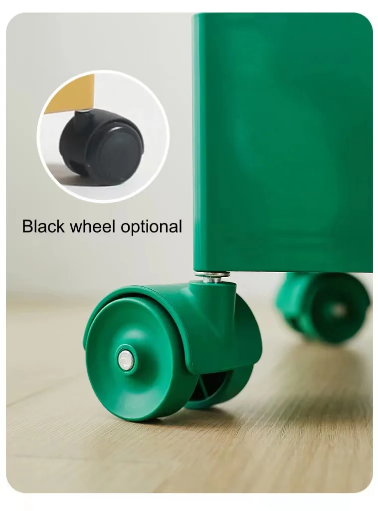 Nordic Famous Design Rectangle ABS Plastic 360 Degree 5 Layer Storage with Wheel Removable Cabinet