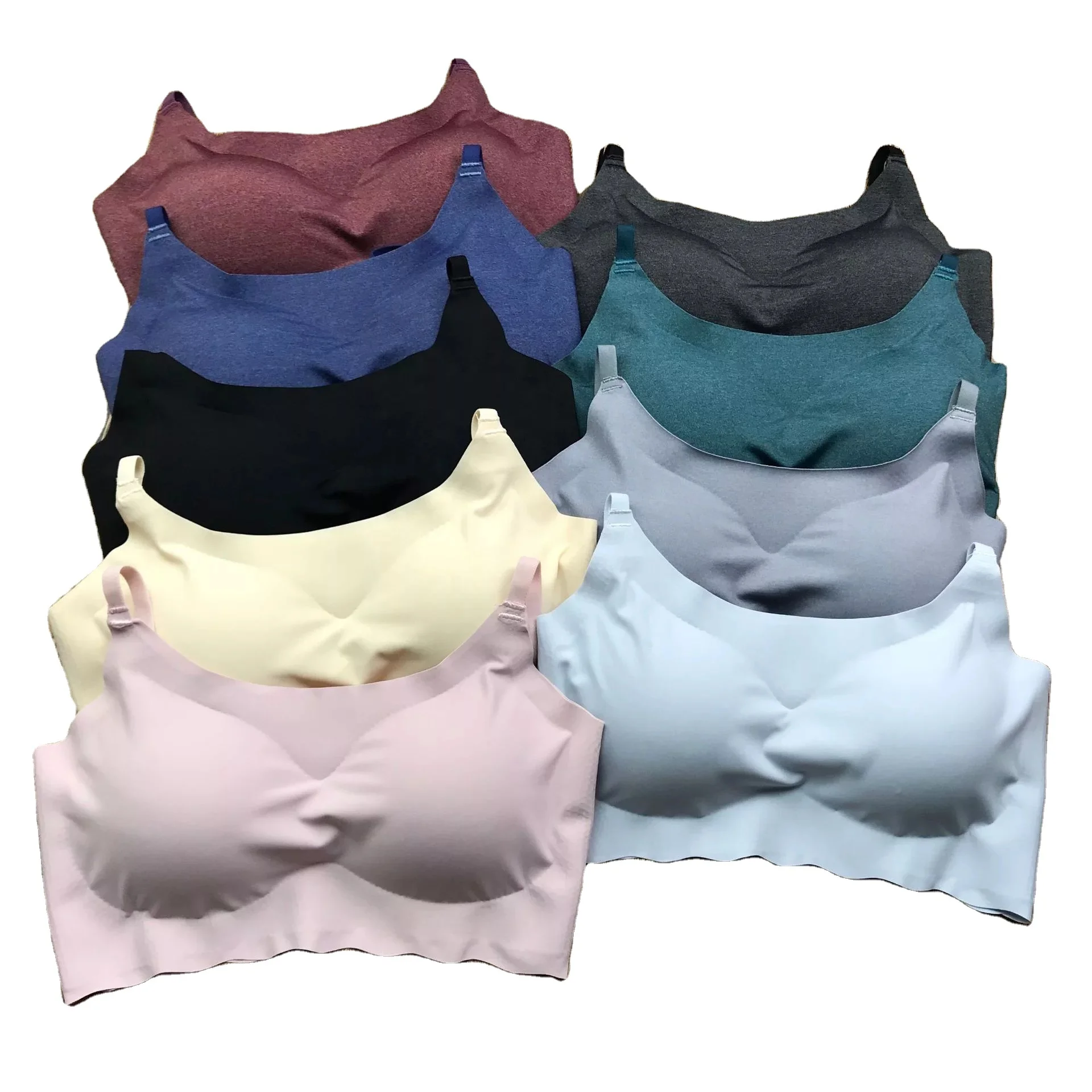 Japan Still Products Sleep Bra Tube Bra One Piece Ice Silk Most Popular Hit Style Bra Camisole Brassiere Without Rims Buy Second Generation Of Peace Of Mind Camisole Brassiere Without Rims