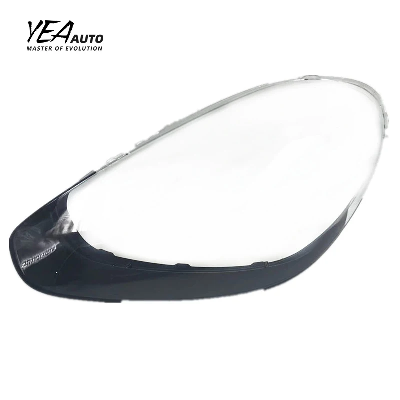 product yea auto replacement car headlight glass pc lampshade cover lens lamp for porsche cayenne 2015   2017 headlamp shade lens cover-33