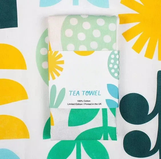 
 Оптовая продажа, высококачественное кухонное чайное полотенце из 100% хлопка с индивидуальным принтом  