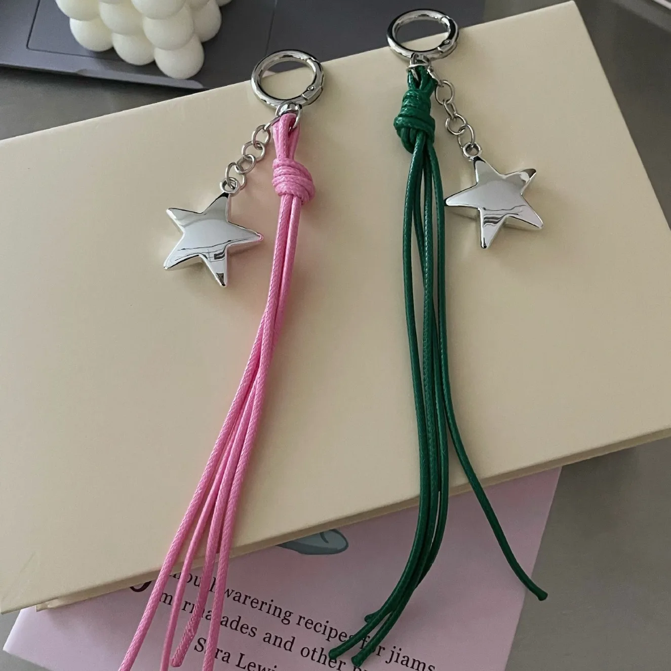 Cool Y2k Star Nautical Rope Knot Keychain - Charm & Accessories