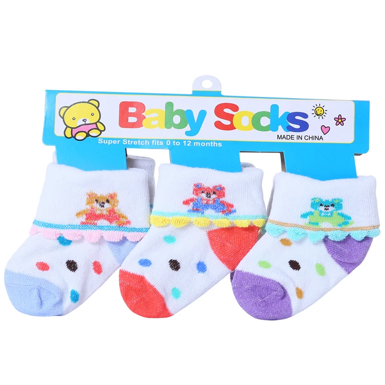 3 шт./упаковка, Детские хлопковые носки