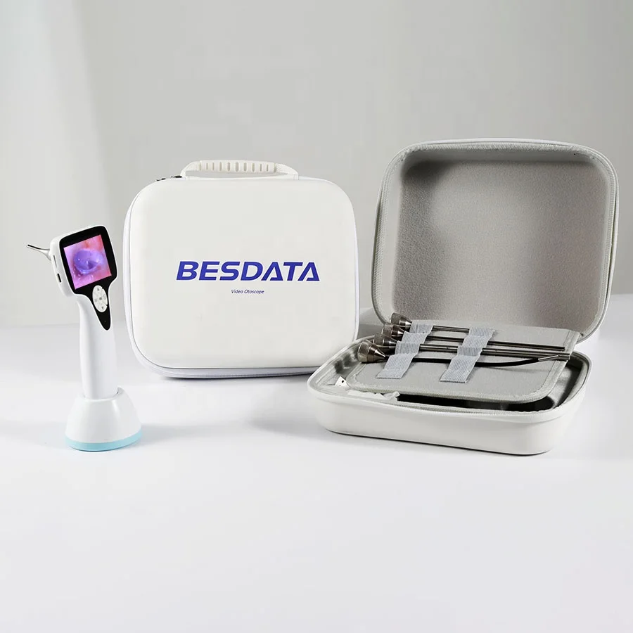 BESDATA Digital Otoscope Set Wireless Medical Endoscope with Camera for Ear Diagnostic Electric Power Source Made of Metal