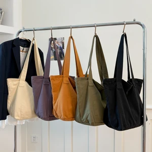 Canvas Single Bolsos Para Mujer Handbag Custom logo Oem Handbag Women's Handbag Bag Portable Sac a Main Femme Ladies Bag