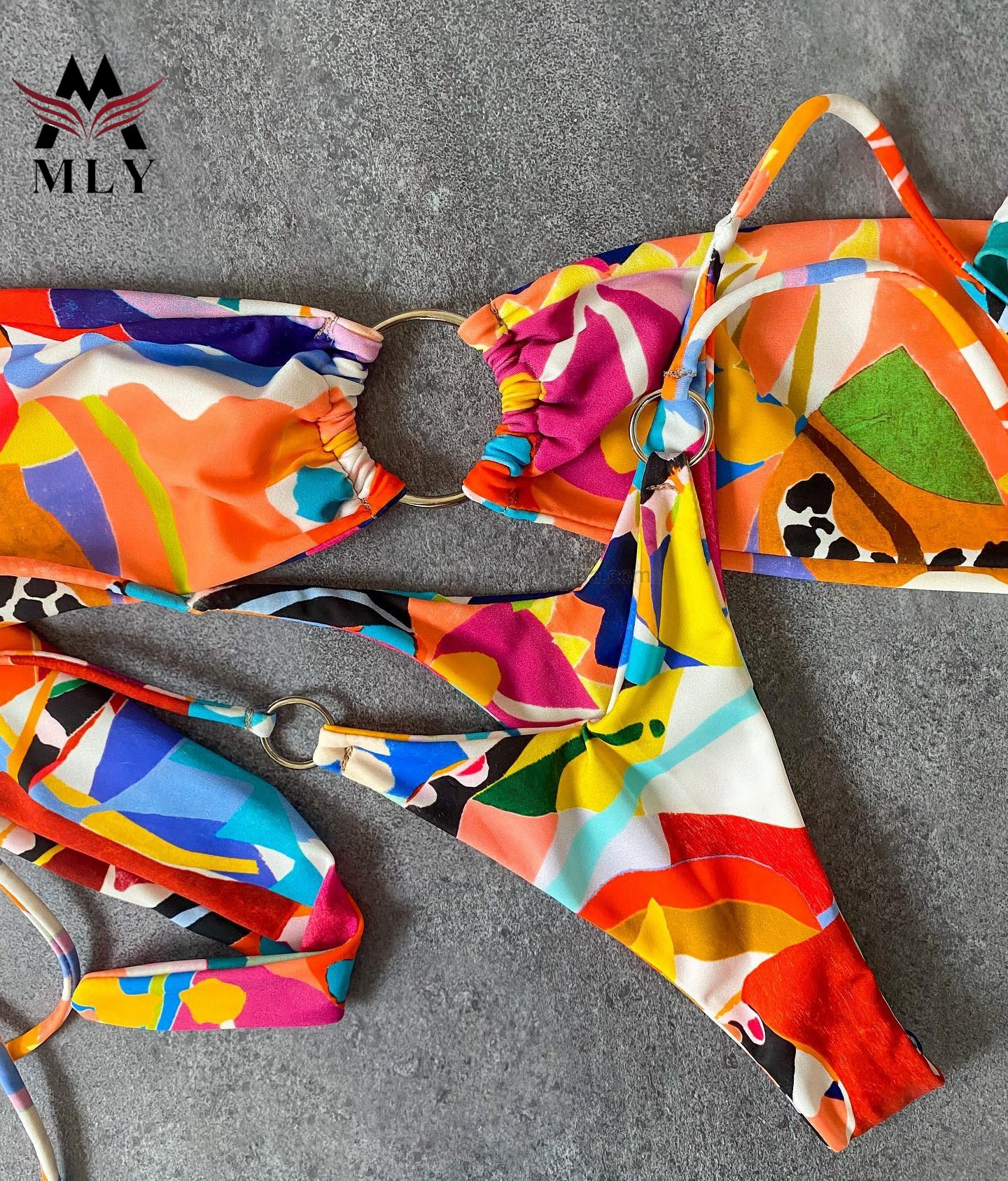 Top Sale Wholesale Super Sexy Bikini Set String Bikini Custom Print