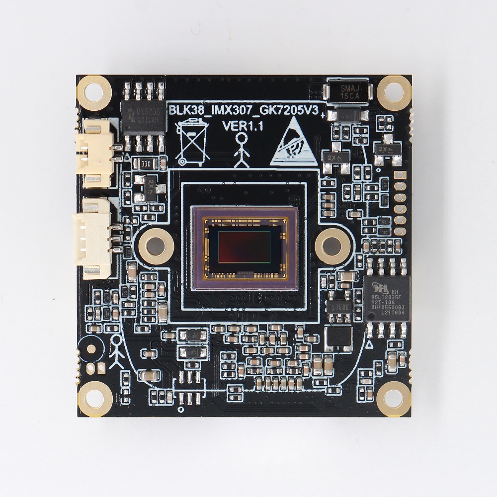 2.0MP Starlight IP Camera Module - H.265, 30fps, 1/2.8