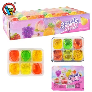 Halal 6 in 1 Cartoon Animal Shaped Fruit Jelly Candy Cup Sweet Supplier