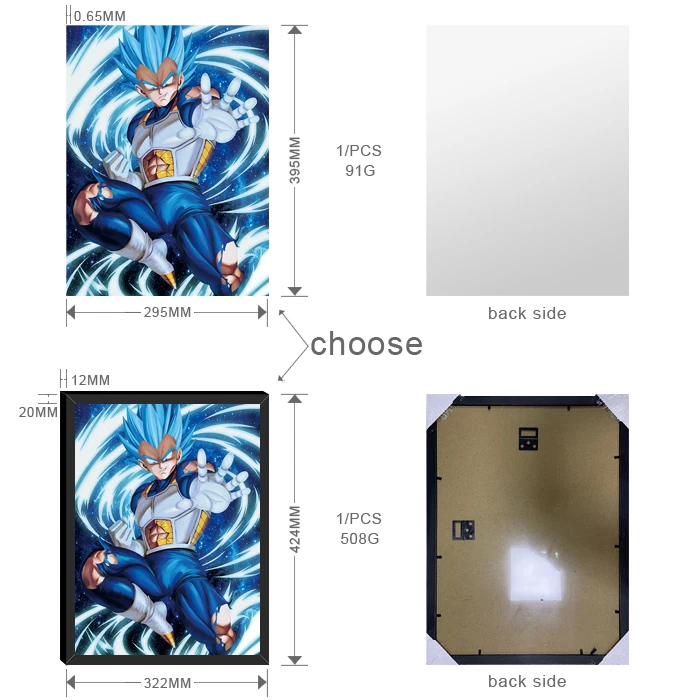 Оптовая продажа персонализированные 3D постеры из мультфильма «Драконий жемчуг»