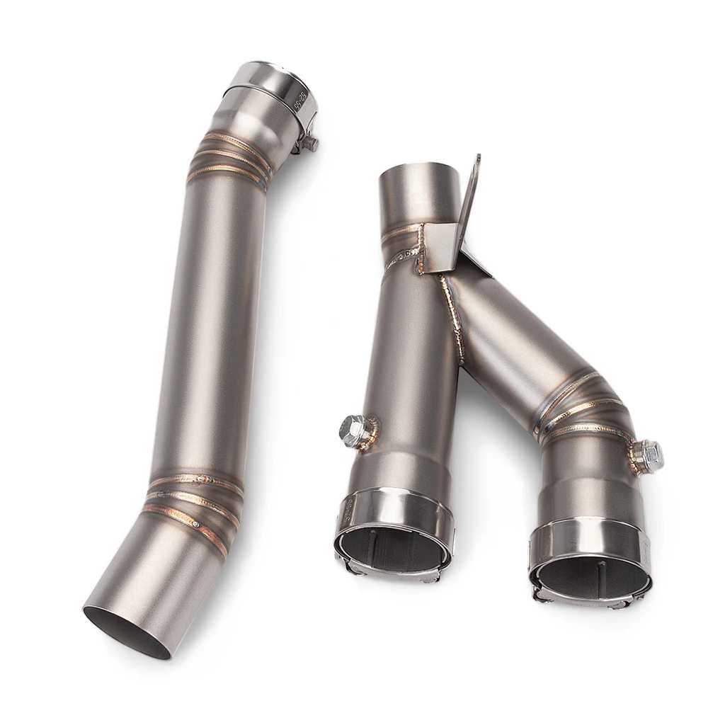 54mm Stainless Steel Middle Link Pipe for Yamaha YZF R1 MT-10 MT10
