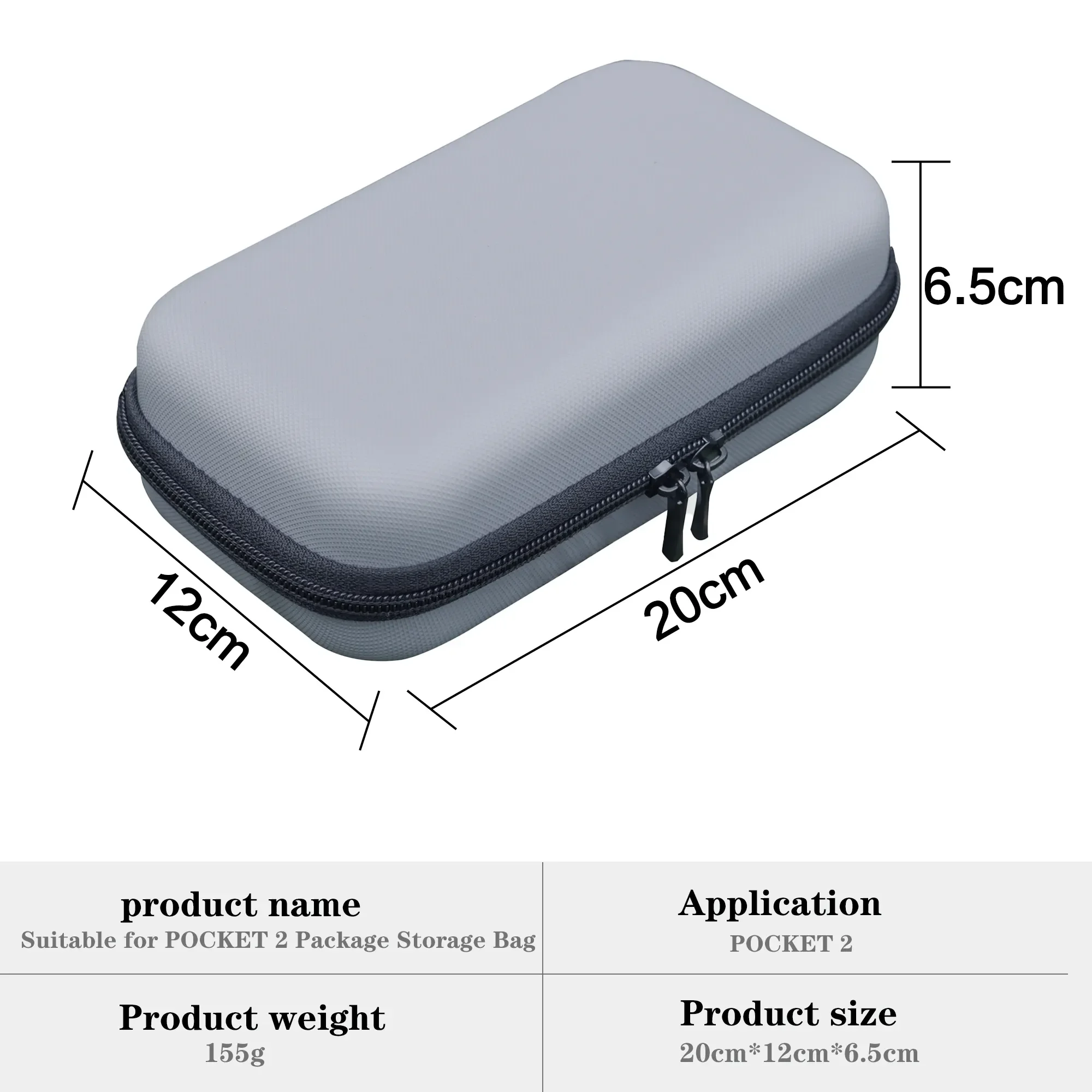 Factory Price Portable Action Camera EVA Storage Box Protective Shockproof Dustproof Carrying Bag for DJI OSMO Pocket 3 2
