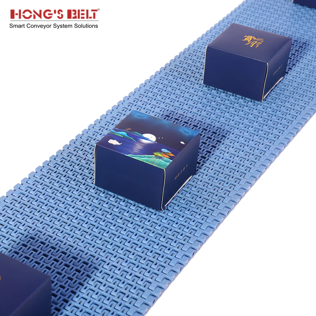 Hongsbelt 1500B Flush Grid Modular Plastic Conveyor Belt for Pizza Making Line
