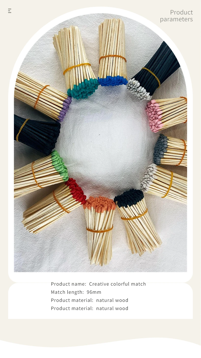 Factory Direct Wholesale Price Long Custom Matches Bulk Color Matches