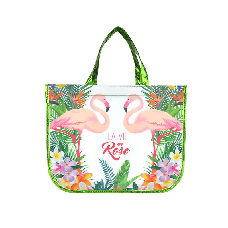 Eco-Friendly Custom Large and Small Reusable Tote Gym Bag Full Print Logo PP Non Woven Bag with round Bottom for Shopping