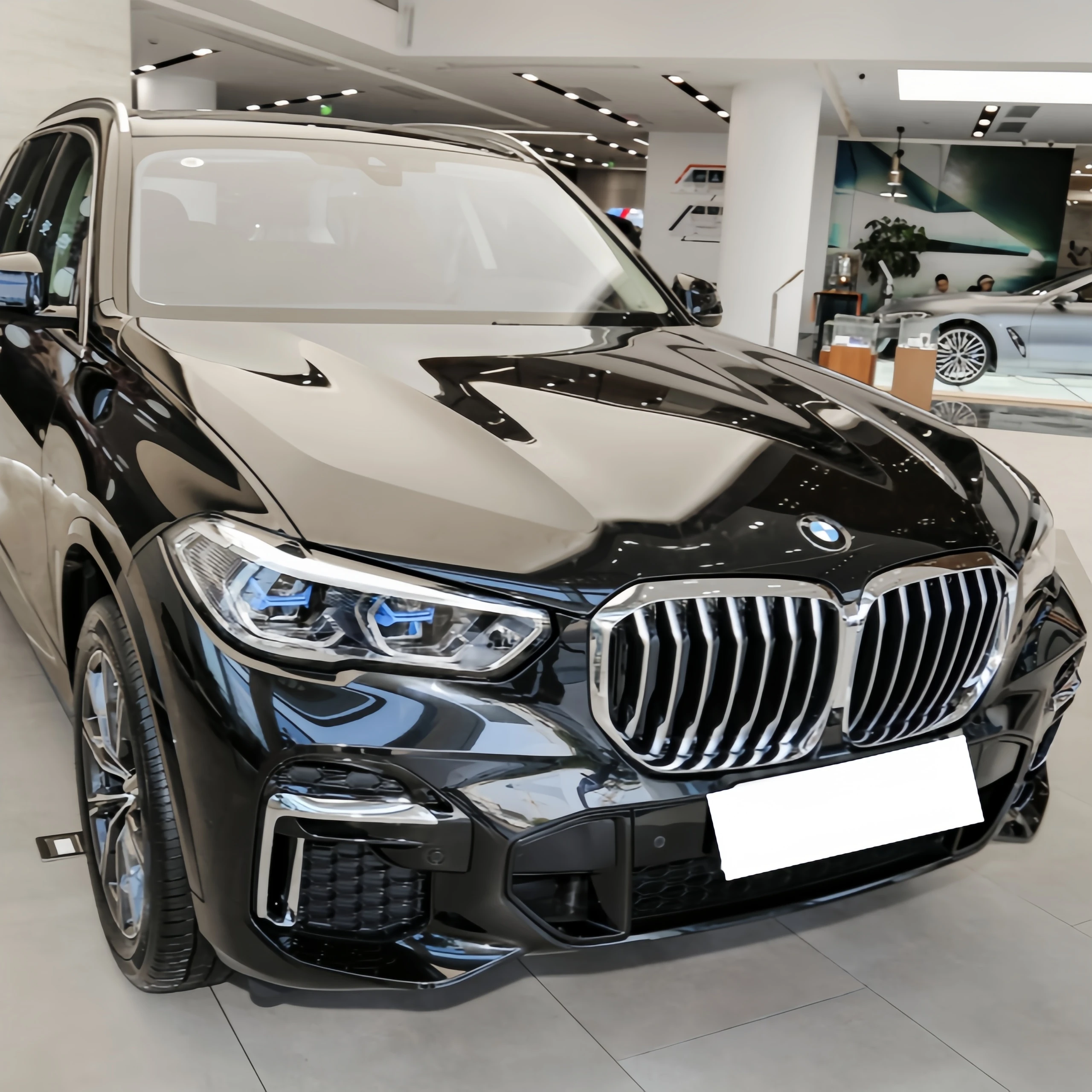 2019-2022 for BMW X5 G05 Laser Front Glass Protective Headlight Cover 12V Car Headlight Lens Lampshade Housing Factory Direct