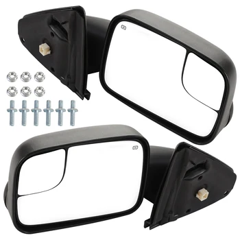 2024 Low Price Pair Side View Mirrors Trailer Passenger Door Mirror Fit 02-08 Ram 1500 2500 3500 Side View Mirrors