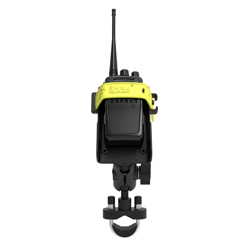 एसएमएनयू एडजस्टेबल एंटी-शेक वॉटरप्रूफ एंटी-थेफ एल्युमीनियम मिश्र धातु इंटरकॉम स्टैंड, लचीला कार और मोटरसाइकिल वॉकी टॉकी ब्रैकेट