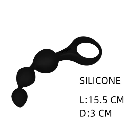 Amoura anal plug specifications showing medical-grade silicone material and IPX8 waterproof rating