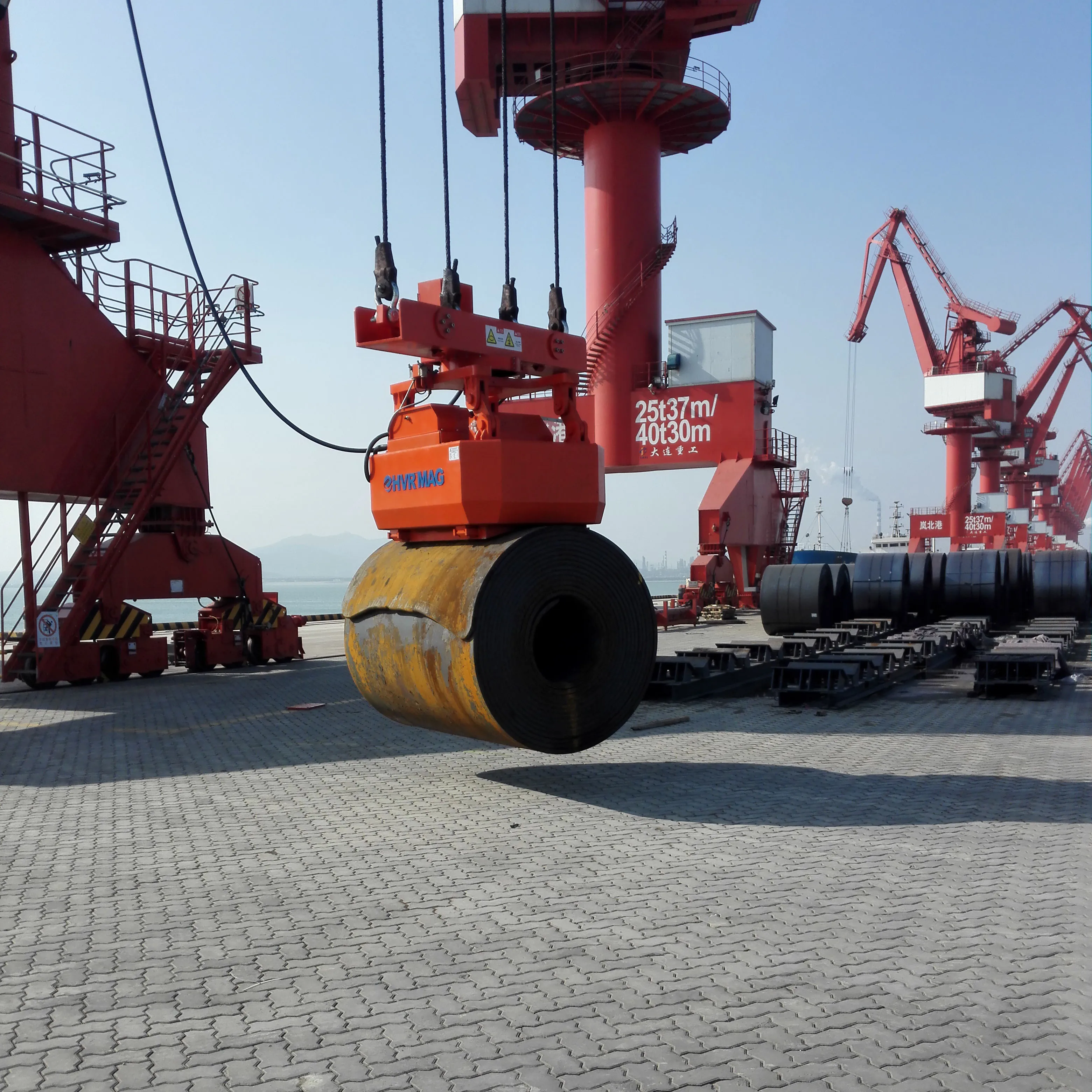 Steel Coil Handling Lifting Device Permanent Electromagnetic Lifter ...