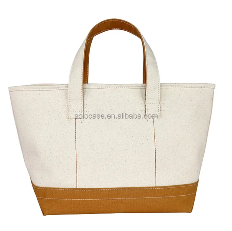 12 OZ Plain Cotton Heavy Canvas Tote Bag