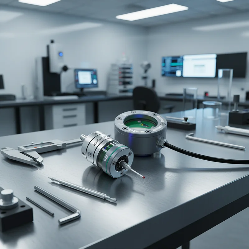 TEBAK GP-800 Wireless 3D Edge Finder Probe | Replacement for Renishaw, Marposs & Cyclmotion | CNC Machining Center Centering Rod