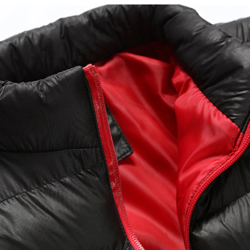 Men's Plus Size Waterproof Stand Collar Windbreaker Jacket