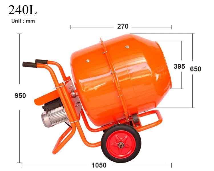 Tanzania Small Moveable Concrete Mixer/concrete Mixing Machine/cement Mixer With High