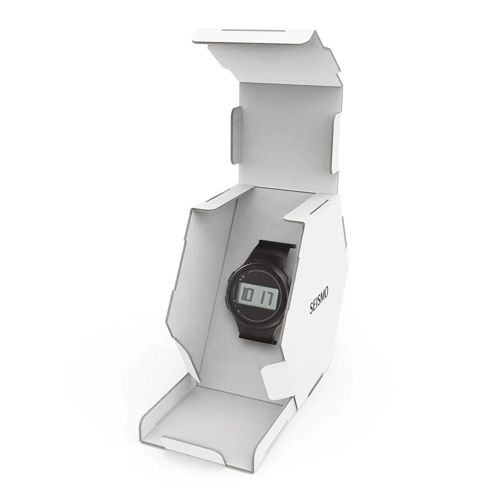Seismo Package Custom High Quality Eco Friendly Packaging Corrugated Paper Box for Watch Box