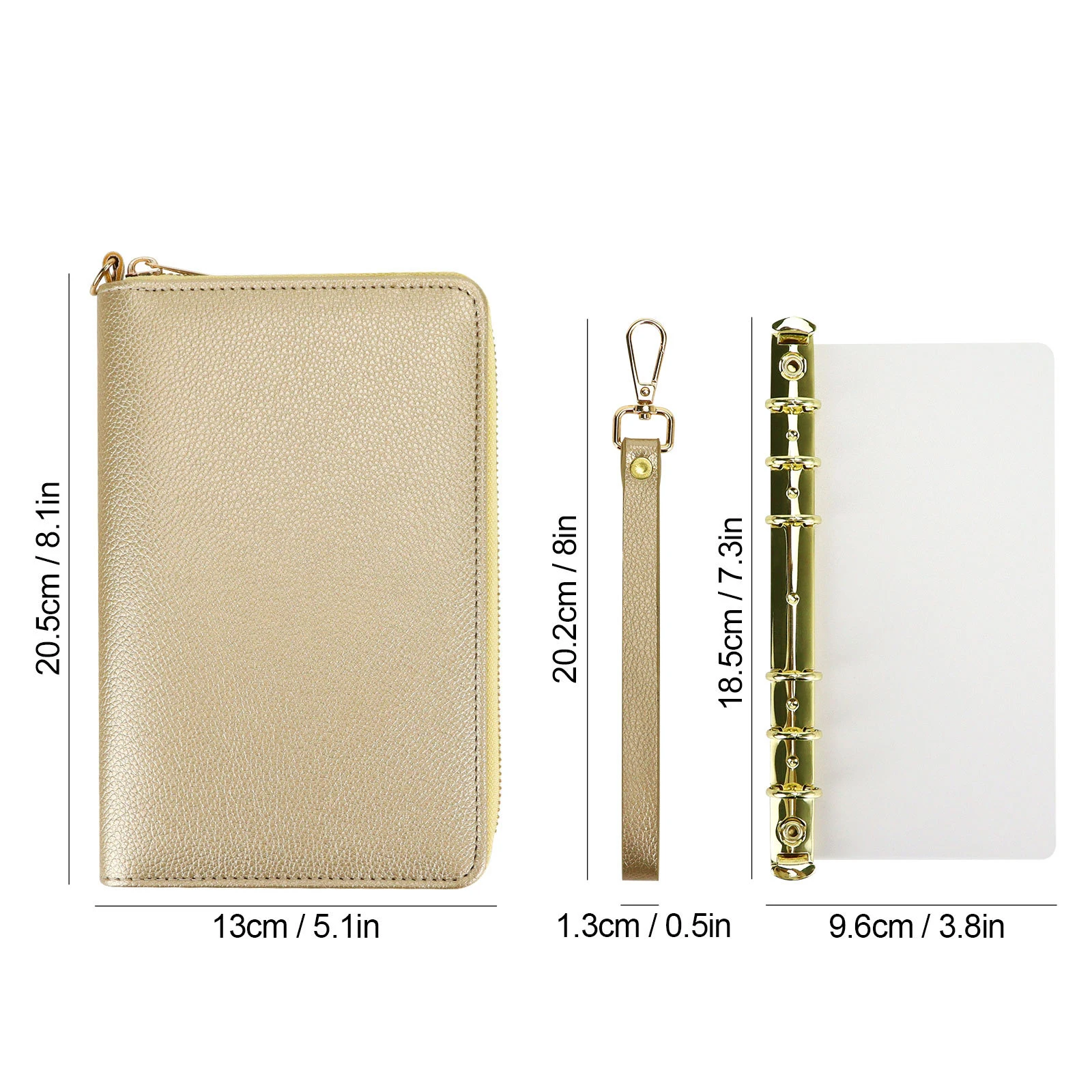 A7 A6 Zippy Binder Wallet Budget Planner Zipper Wallet Multi