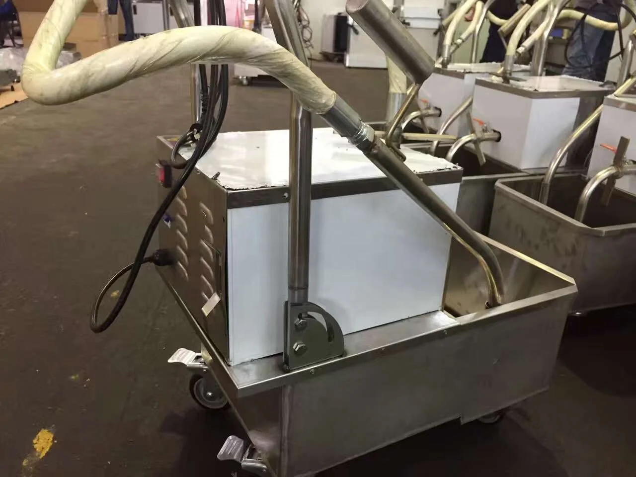 Fast Food KFC Restaurant Kitchen Cooking Oil Filter Machine