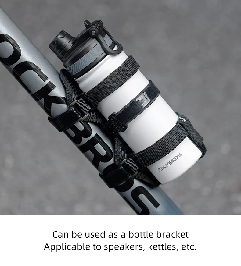 Rockbros Bicycle Speaker Straps Fastener Bracket Bike Bottle Cage