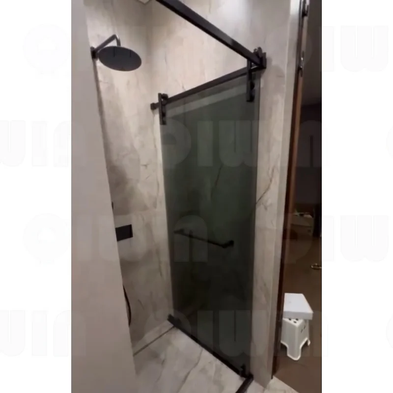 L Shape Shower Door Sliding System Small Shower Enclosure Hardware Kits Box Moove