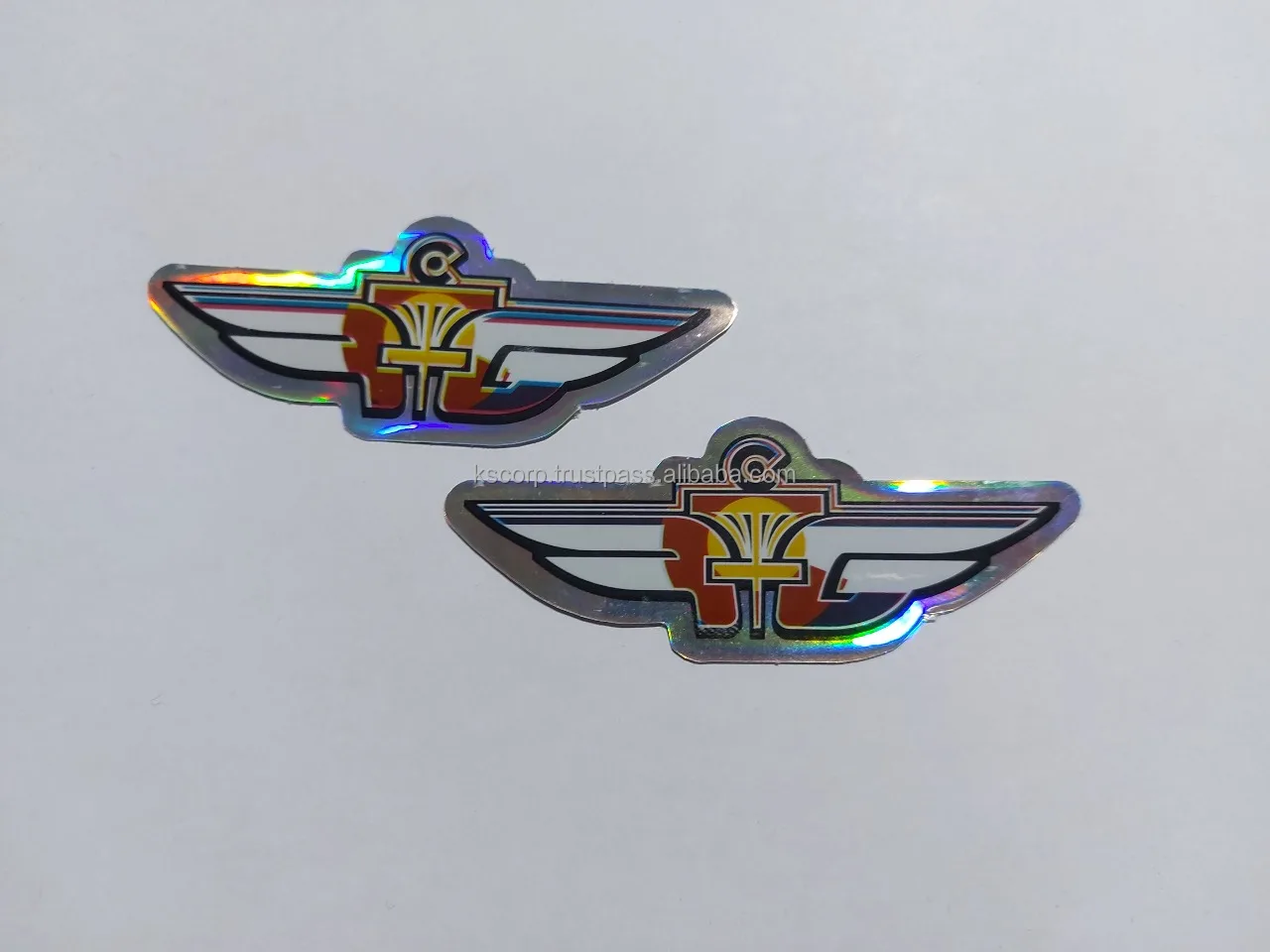 Custom Holographic Vinyl Stickers Anime Holographic Pvc Vinyl Stickers