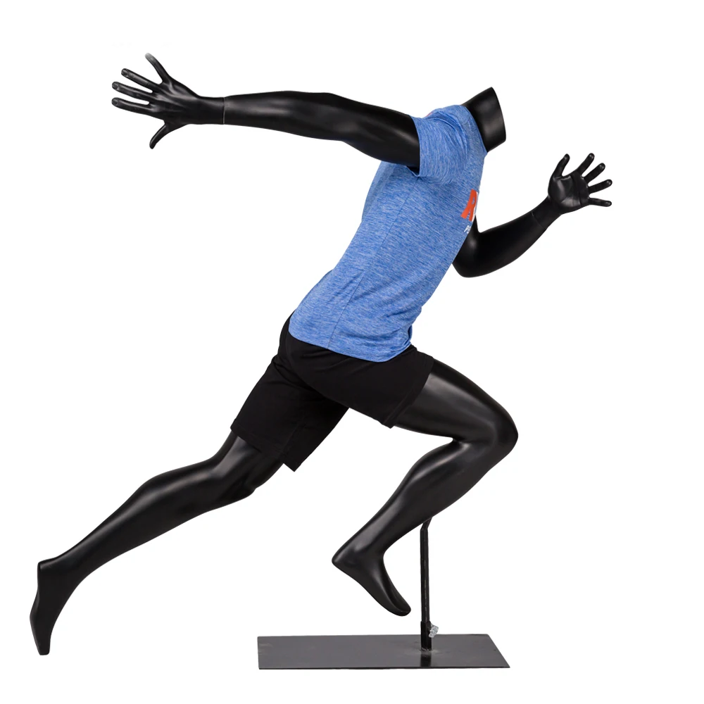 Athletic Running Headless Sports Male Mannequin MM-NI4 - Mannequin