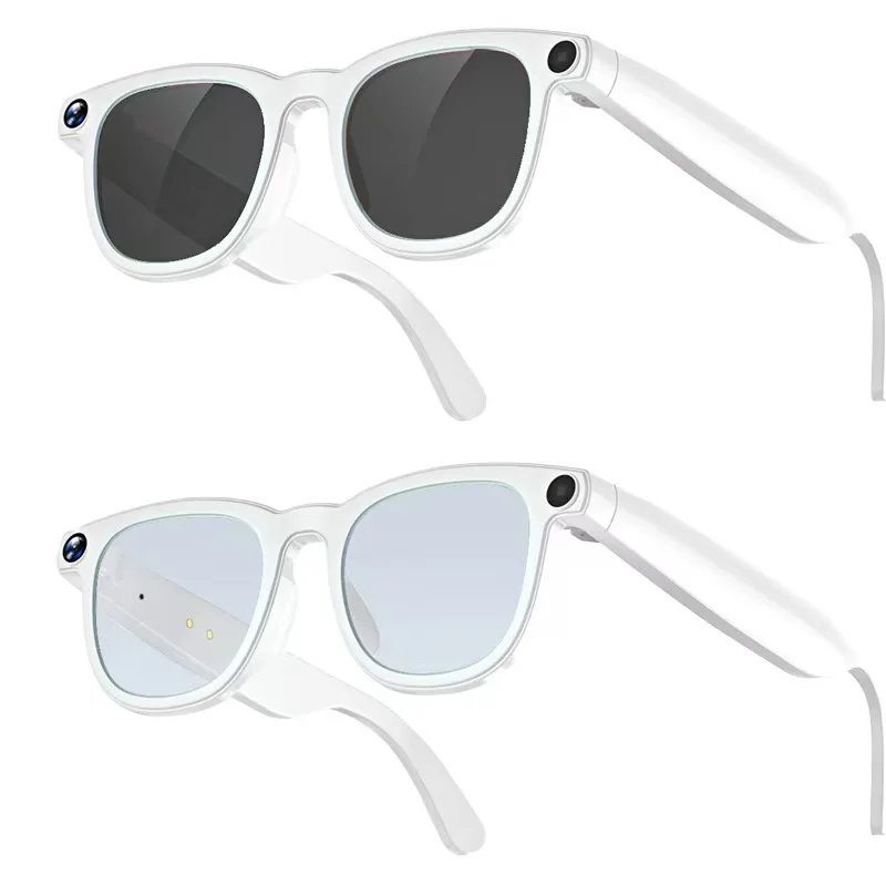 Chinese factory supplier supply Cy01-white Ia Smart Glasses With Translator 800w 1080p Video Music Call Removable Polarized Lens Ipx-5 Waterproof 280mah Battery - Buy 500w Hd Camera Smart Glasses ai Translation Smart Glasses object Recognition Smart Glasses real-time Conversation Calling Smart Glasses music Playback Smart Glasses ai Translation Smart Glasses real-time Conversation Smart Glasses music Playback Smart Glasses customizable Logo Smart Glasses custom Software Enabled Smart Glasses