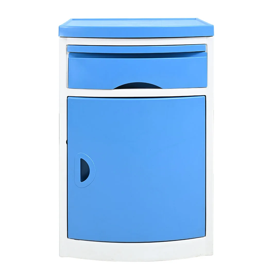 Best Price DP-C007 Medical Equipment Equipment ABS Material Hospital Bedside Cabinet With Wheels