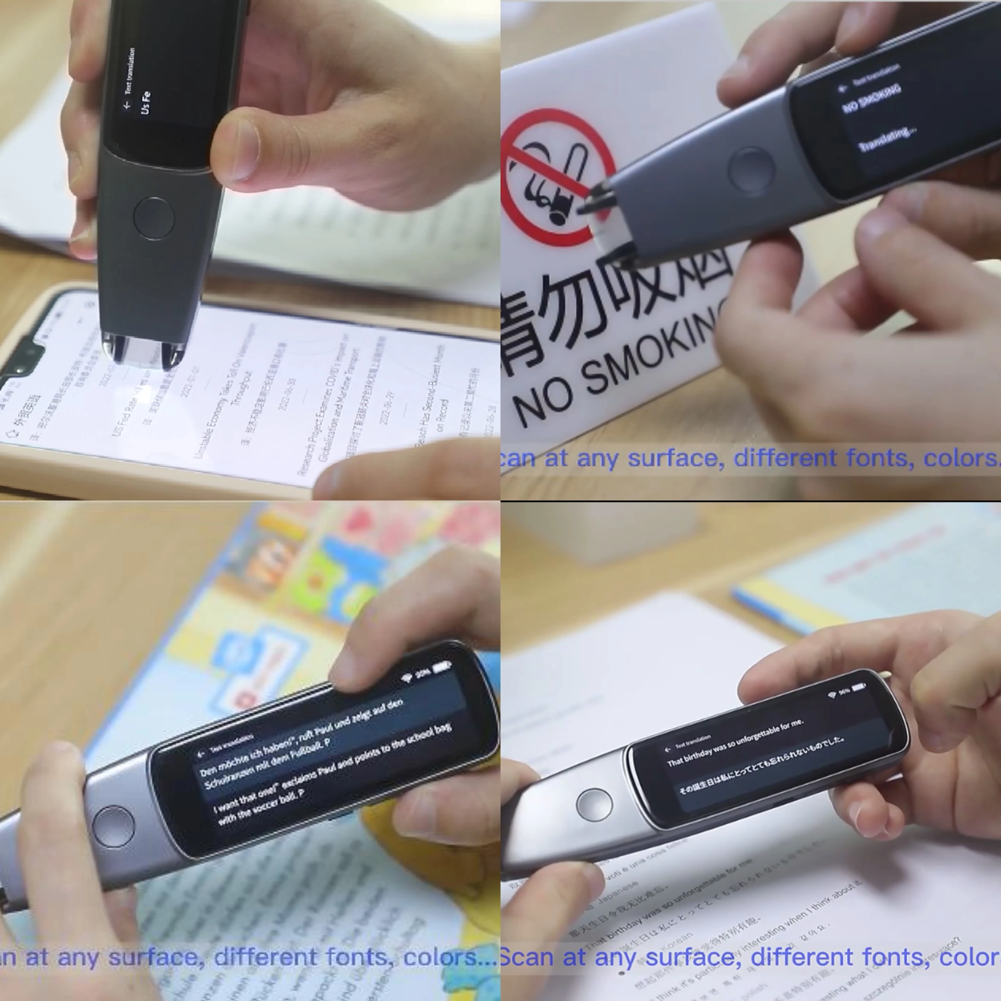 Scan translation pen