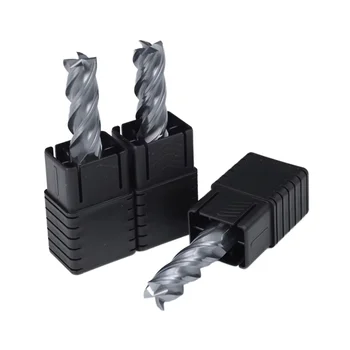 Factory Direct Custom 4-Flute Square End Mills Stainless Steel CNC Control ODM OEM Available Box Included Milling Cutter