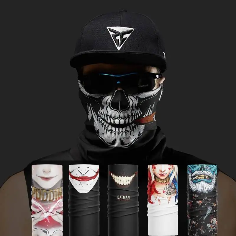 Uv Sunscreen Neck Gaiter Motorcycle Riding Face Scarf V For Vendetta