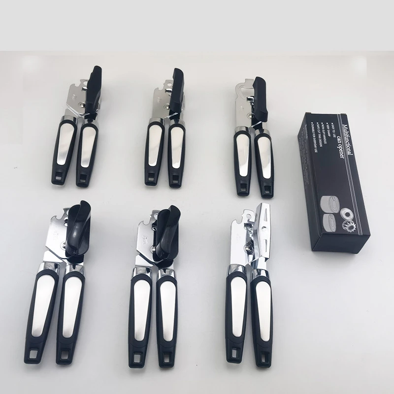 3 in 1 Heavy Stainless Steel Can Opener Smooth Edge Multifunction